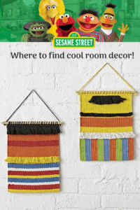 Where to find cool Sesame Street room decor.
